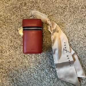 Fenty Beauty Lock In Lips Travel Bag with removable scarf.